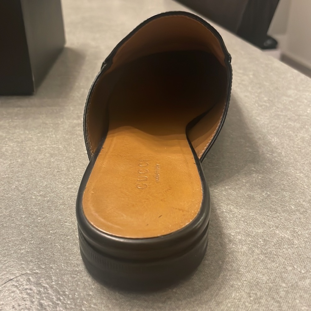 Gucci Princetown Horsebit Black Leather Round Toe Loafers. Used. - Picture 9 of 16